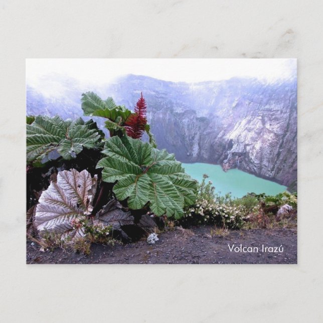 Cartão Postal Vulcão Irazu (Frente)
