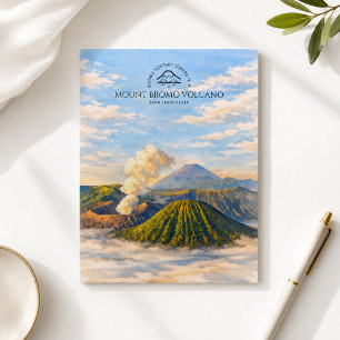 Cartão Postal Vulcão Monte Bromo, P.N. Bromo Tengger Semeru