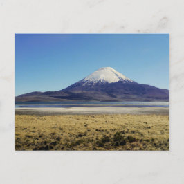 Cartão Postal Vulcão no Chile Norte