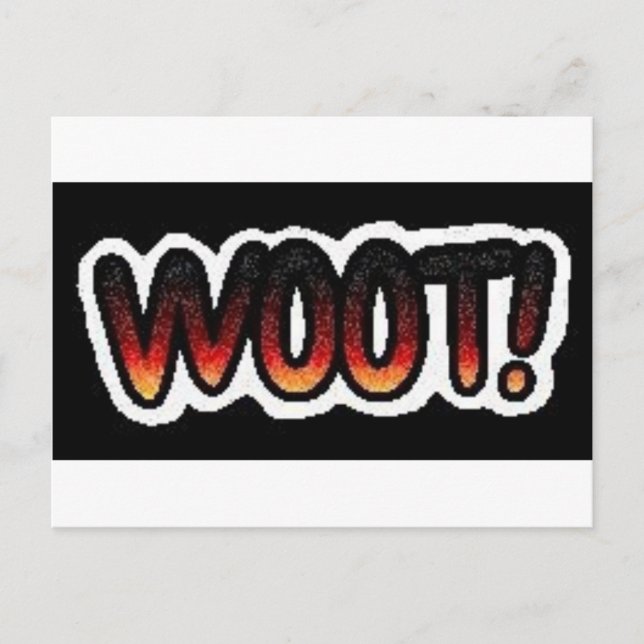 Cartão Postal w00t (Frente)
