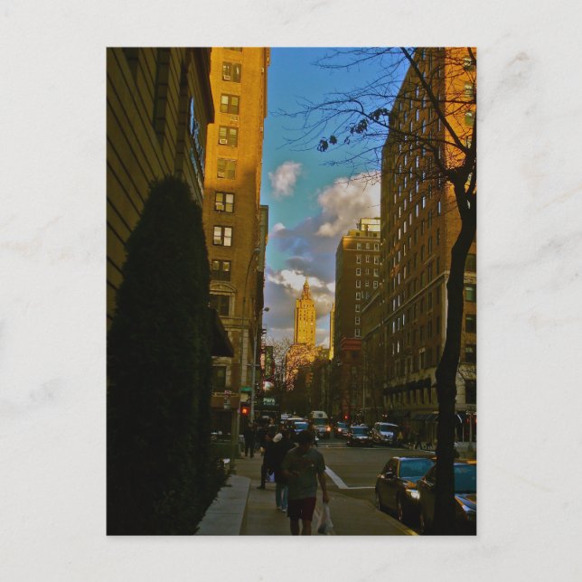 Cartão Postal W.75TH RUA, NYC (c) S.Tammuitos (Frente)