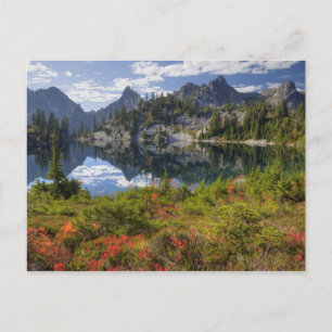 Cartão Postal WA, Alpine Lakes Wilderness, Gem Lake, com