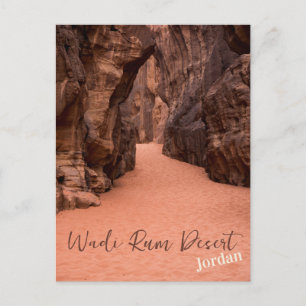 Cartão Postal Wadi Rum Desert, Jordânia
