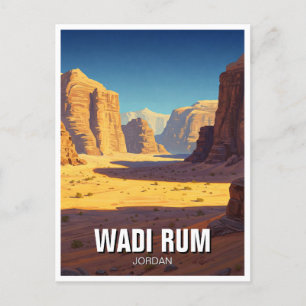 Cartão Postal Wadi Rum Viagem