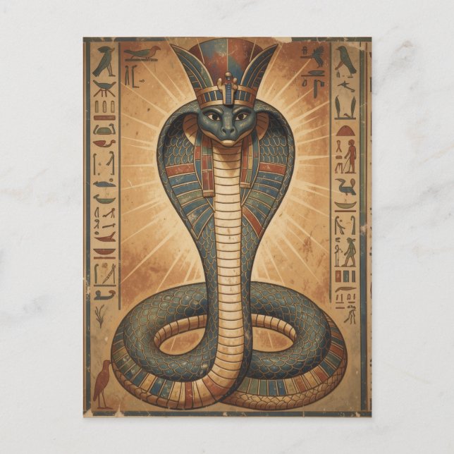 Cartão Postal Wadjet – Ägyptische Schlangengöttin´7 (Frente)