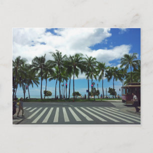 Cartão Postal Waikiki Beach Hawaii