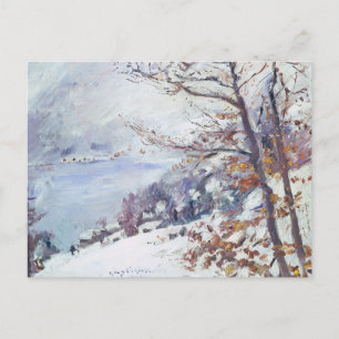 Cartão Postal Walchensee no inverno   Lovis Corinth