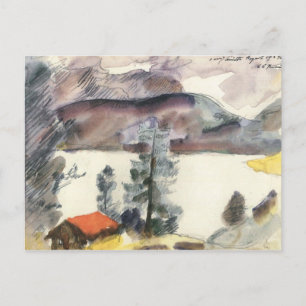 Cartão Postal Walchensee por Lovis Corinth