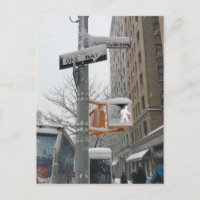 Walk Street Sign Upper West Side New York NYC