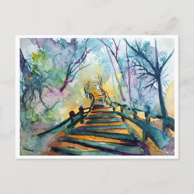 Cartão Postal Walkway esquecida (Frente)