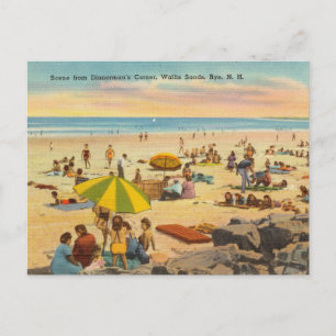 Cartão Postal Wallis Sands Beach, Rye, New Hampshire