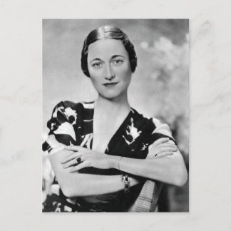 Cartão Postal Wallis Simpson