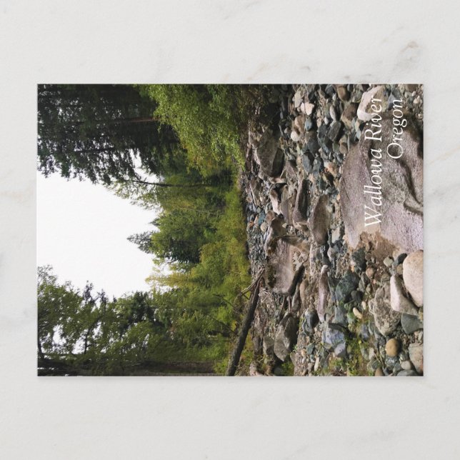 Cartão Postal Wallowa River (Frente)