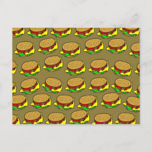 Cartão Postal Wallpaper Burger