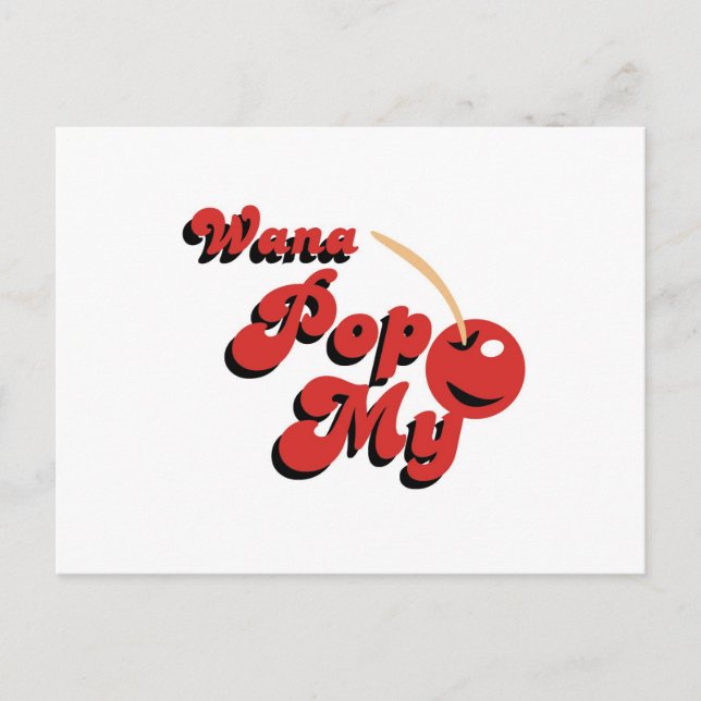 Cartão Postal Wana Pop My Cheery (Frente)