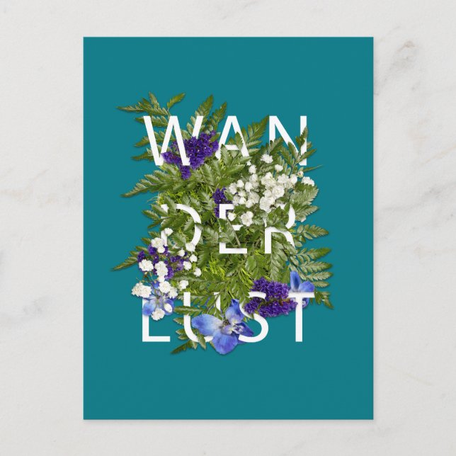 Cartão Postal Wanderlust (Frente)