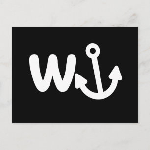 Cartão Postal wanker w âncora