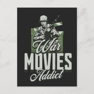 Cartão Postal War Movies Addict