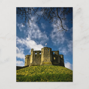 Cartão Postal Warkworth Castle e Hermitage Postcard