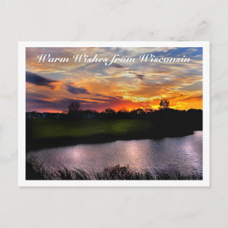Cartão Postal Warm Wish