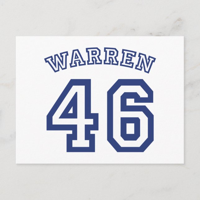 CARTÃO POSTAL WARREN 46 (Frente)
