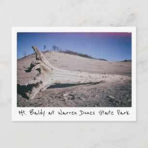 Cartão Postal Warren Dunes State Park Mt. Baldy Michigan