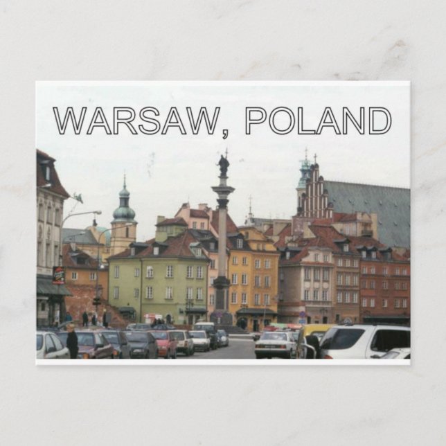 Cartão Postal WARSAW POLÔNIA STARE MIASTO ANTIGO CIDADE v.2 (Frente)