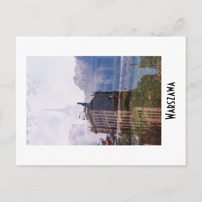 Cartão Postal Warsaw Postcard (Frente)