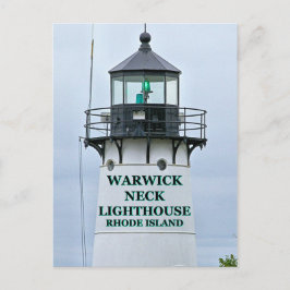 Cartão Postal Warwick Neck Lighthouse, Cartão-postal Rhode Islan