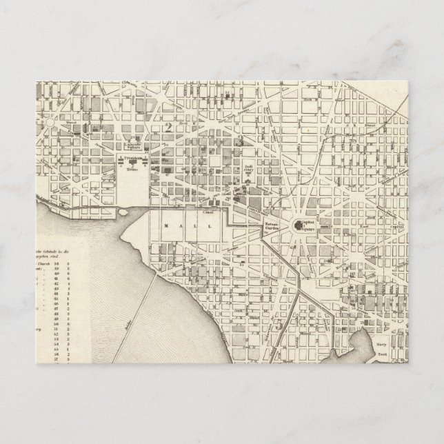 Cartão Postal Washington 4 (Frente)