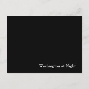 Cartão Postal Washington à noite