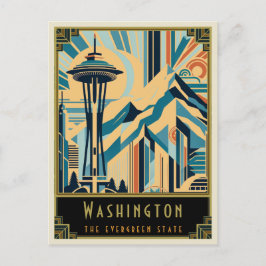 Cartão Postal Washington | Art Deco