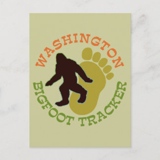 Cartão Postal Washington Bigfoot Tracker
