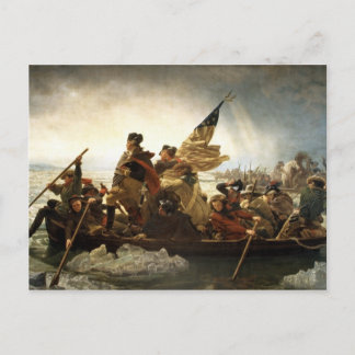 Cartão Postal Washington cruzando o Delaware