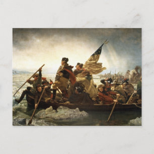 Cartão Postal Washington cruzando o Delaware