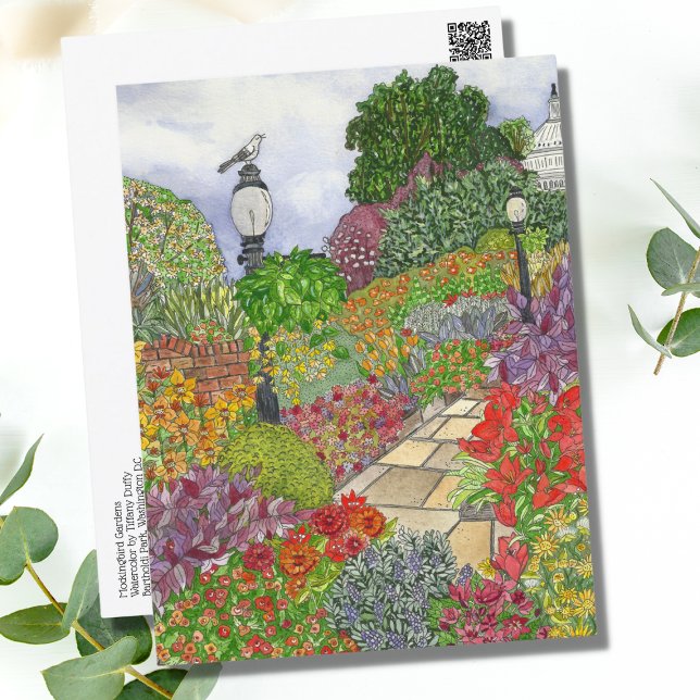 Cartão Postal Washington D.C. Watercolor (Criador carregado)