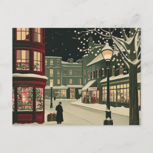 Cartão Postal Washington DC Art Deco Style card Georgetown