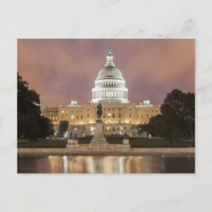 Cartão Postal Washington DC, edifício Capitol