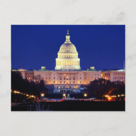 Cartão Postal Washington DC United States Capitol at Dusk