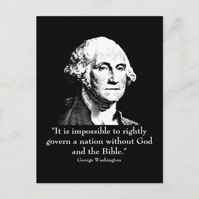 Cartão Postal Washington e citar (Frente)