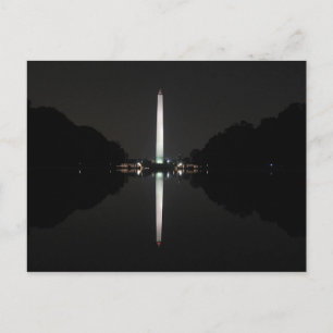 Cartão postal Washington Monument à noite, EUA