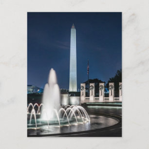 Cartão Postal Washington Monument EUA George Washington