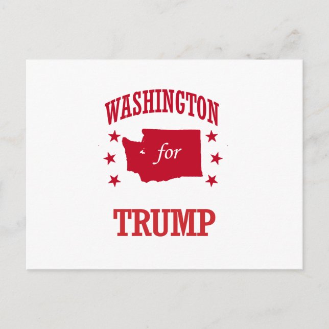 CARTÃO POSTAL WASHINGTON PARA DONALD TRUMP (Frente)