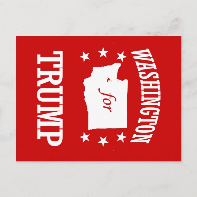 CARTÃO POSTAL WASHINGTON PARA TRUMP (Frente)