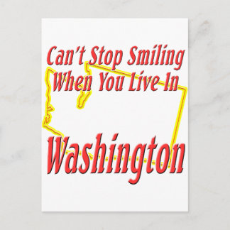 Cartão Postal Washington - Sorrir