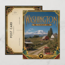 Washington Vintage Art Deco Era de Ouro