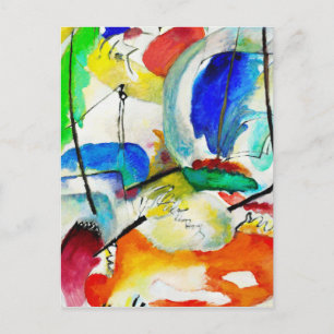 Cartão Postal Wassily Kandinsky - Batalha do Mar