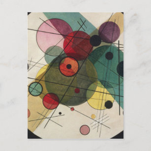 Cartão Postal Wassily Kandinsky - Círculos Num Círculo