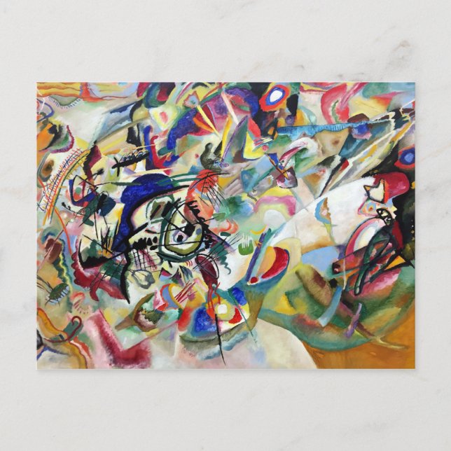 Cartão Postal WASSILY KANDINSKY - Composição VII 1913 (Frente)