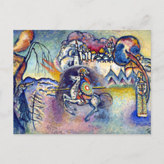 Cartão Postal Wassily Kandinsky - Santo George & The Hormens